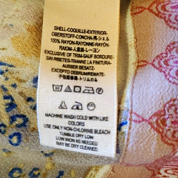 Free People v-neck cropped blouse size M - Picture 8 of 9